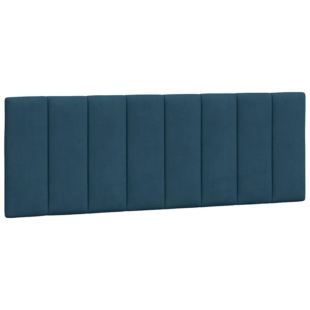 Giroletto senza Materasso-Struttura Letto Hanko Blu 140x190 cm in Velluto