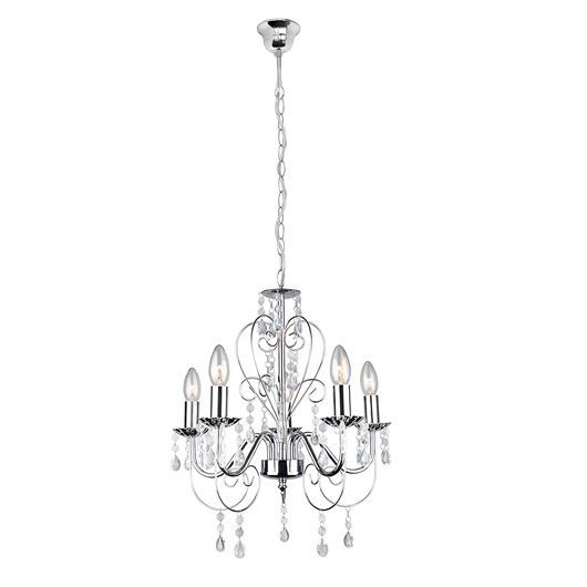 Lampada Da Soffitto Ebt008-5cp Chrome