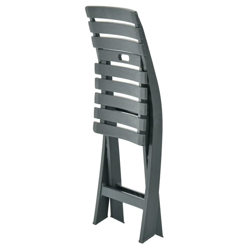Sedie da Giardino Pieghevoli 2 pz in Plastica Verde cod mxl 23396