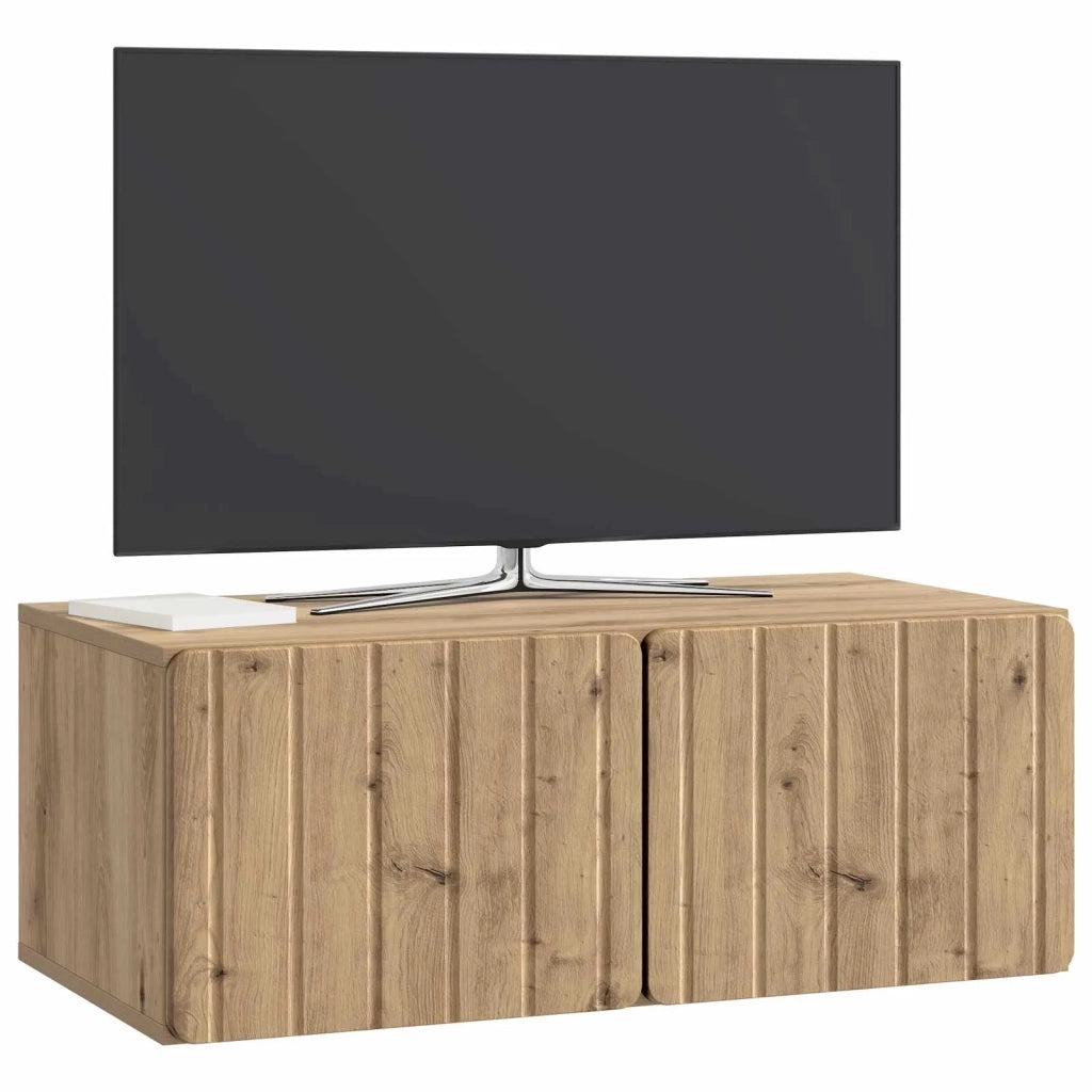 Mobile Porta TV da Muro Rovere Artigianale 78,5 x 41 x 30 cm
