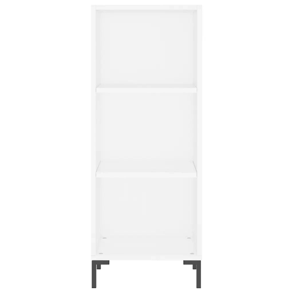 Credenza Bianca 34,5x32,5x90 cm in Legno Multistrato 828732