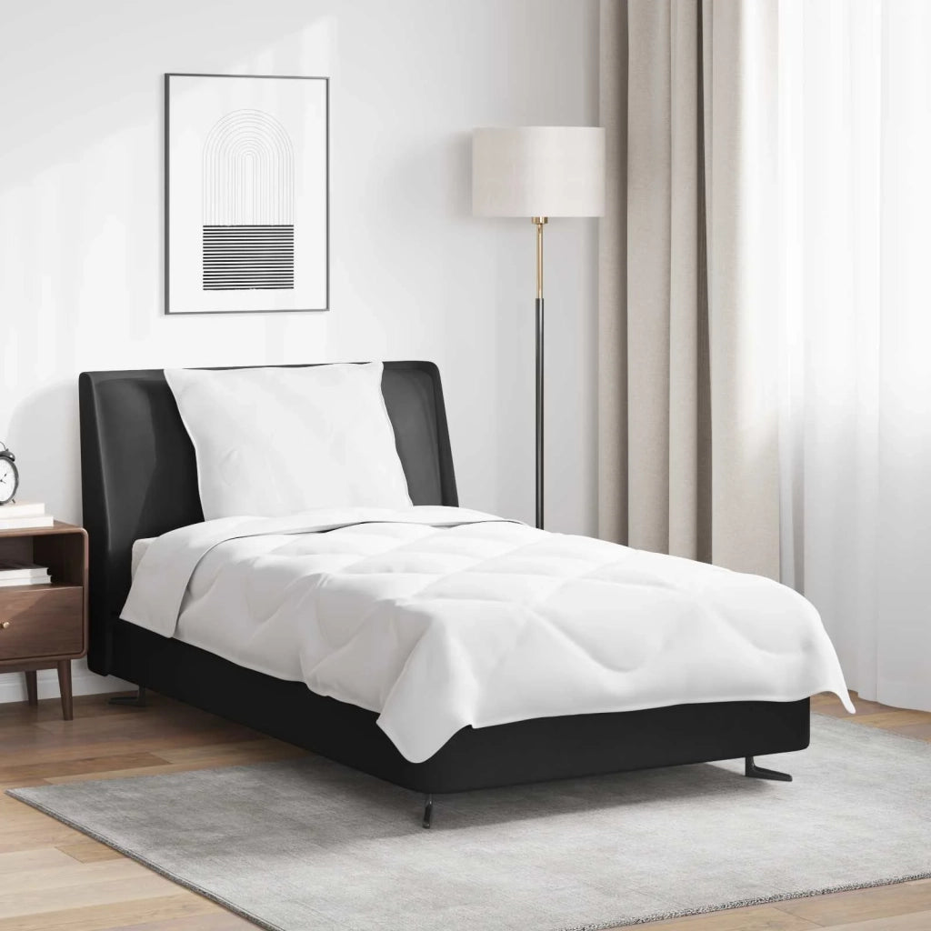 Duvet Estivo con cuscino 2 pcs Bianco Microfibra 3376451