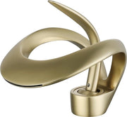 Valvola Idromassaggio Rubinetto Idromassaggio a Cascata per la doccia, Rubinetto per la doccia realizzato in ottone di alta qualità, Valvola Idromassaggio a singolo maniglione per la doccia con rubinetto per la vasca (oro)