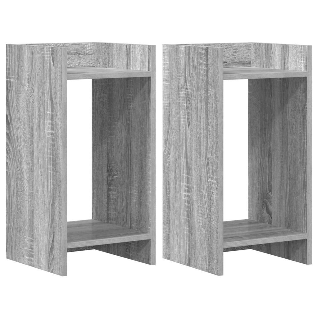 Supporto per piante 2 pcs Sonoma grigia 30 x 30 x 60 cm 899605