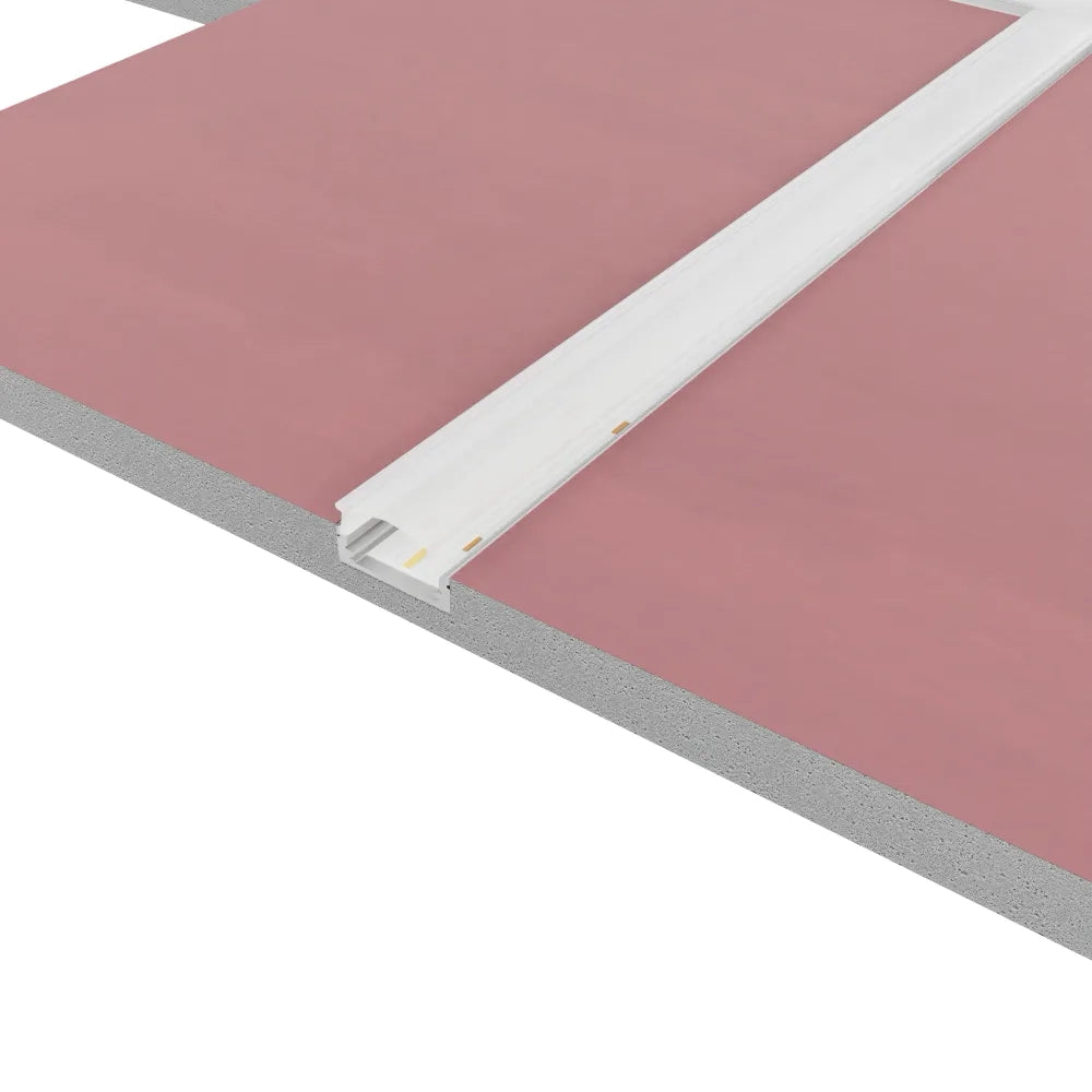 Cartongesso con profilo in alluminio integrato "X" ignifugo