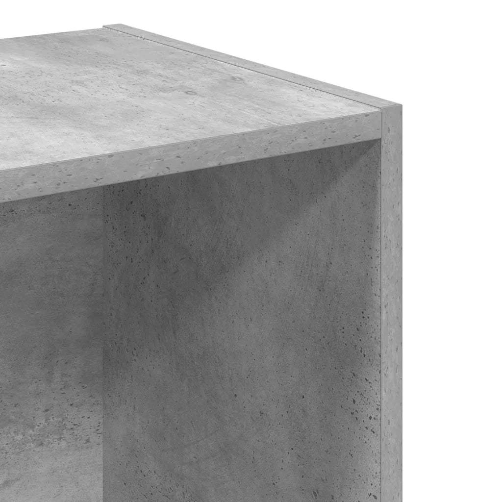 vidaXL Libreria Grigio Cemento 40x30x152 cm in Legno Multistrato