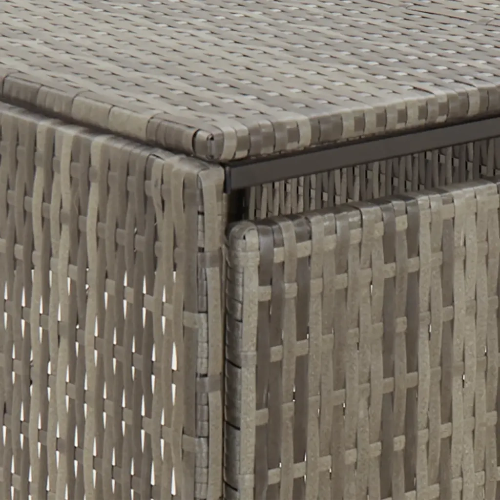 Copribidone Doppio Grigio 140x80x117 cm in Polyrattan CFW5804299