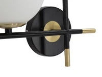 Lampada Da Muro Darky Double Cm 30X17X35