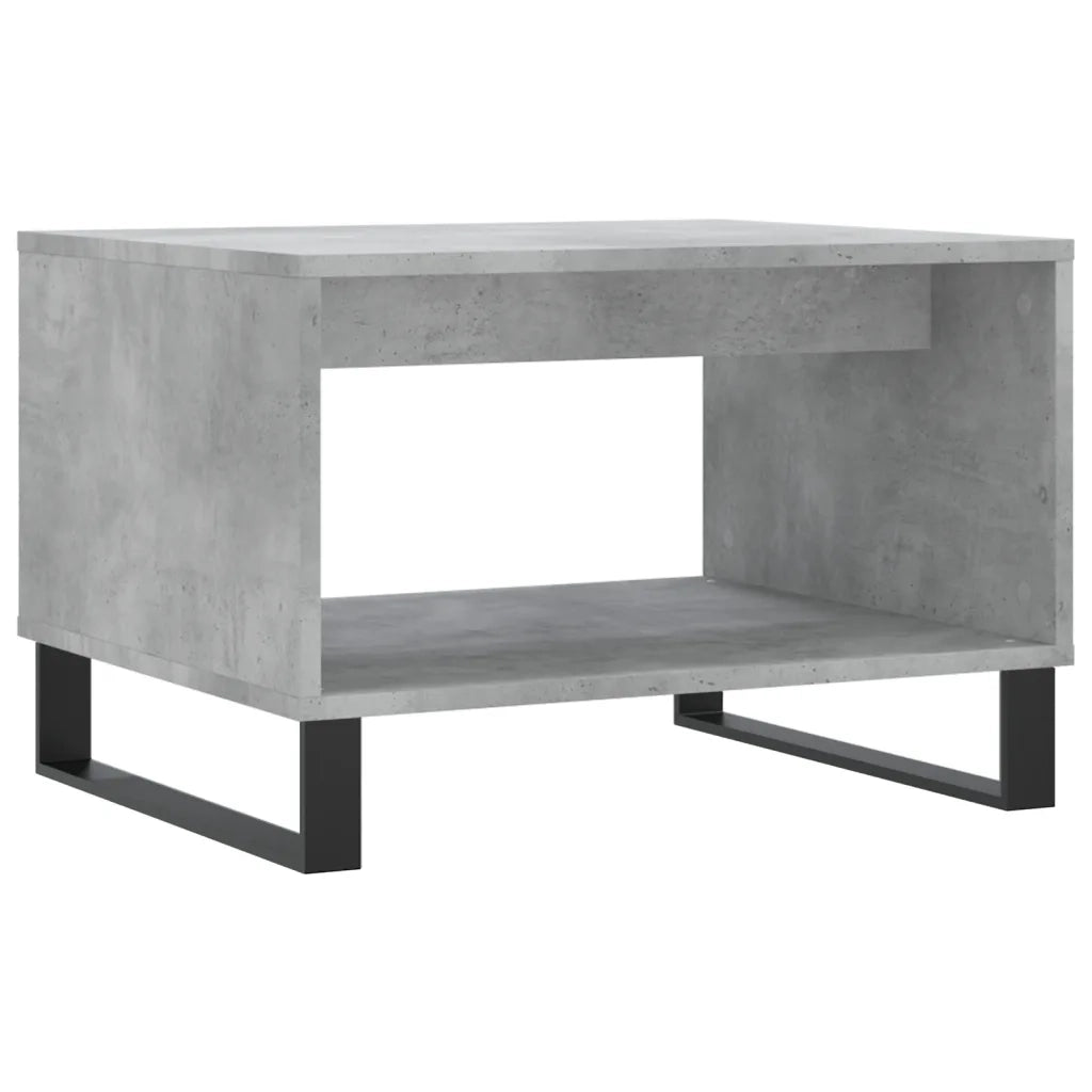 Tavolino da salotto | Tavolino da caff¨¨ | Tavolino da Soggiorno Grigio Cemento 60x50x40cm Legno Multistrato