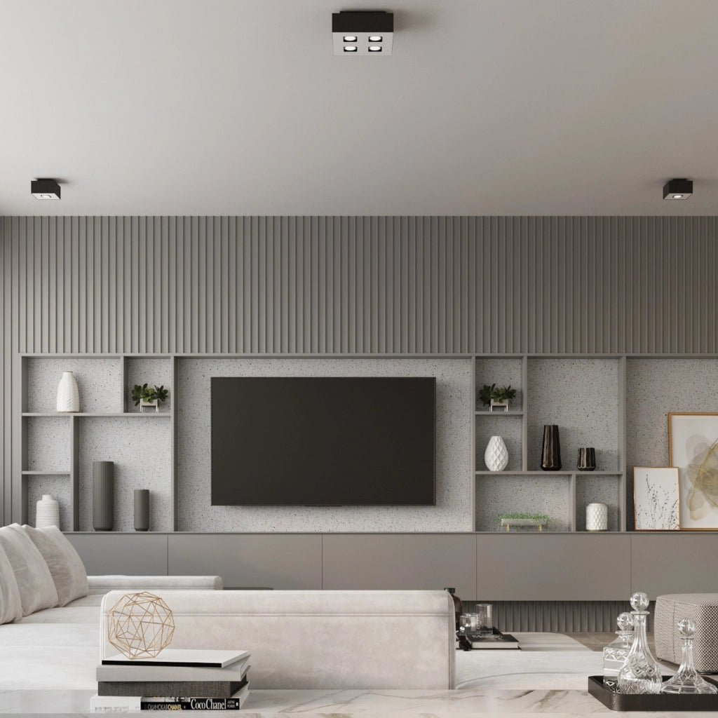 Lampada da soffitto MONO 2 nero