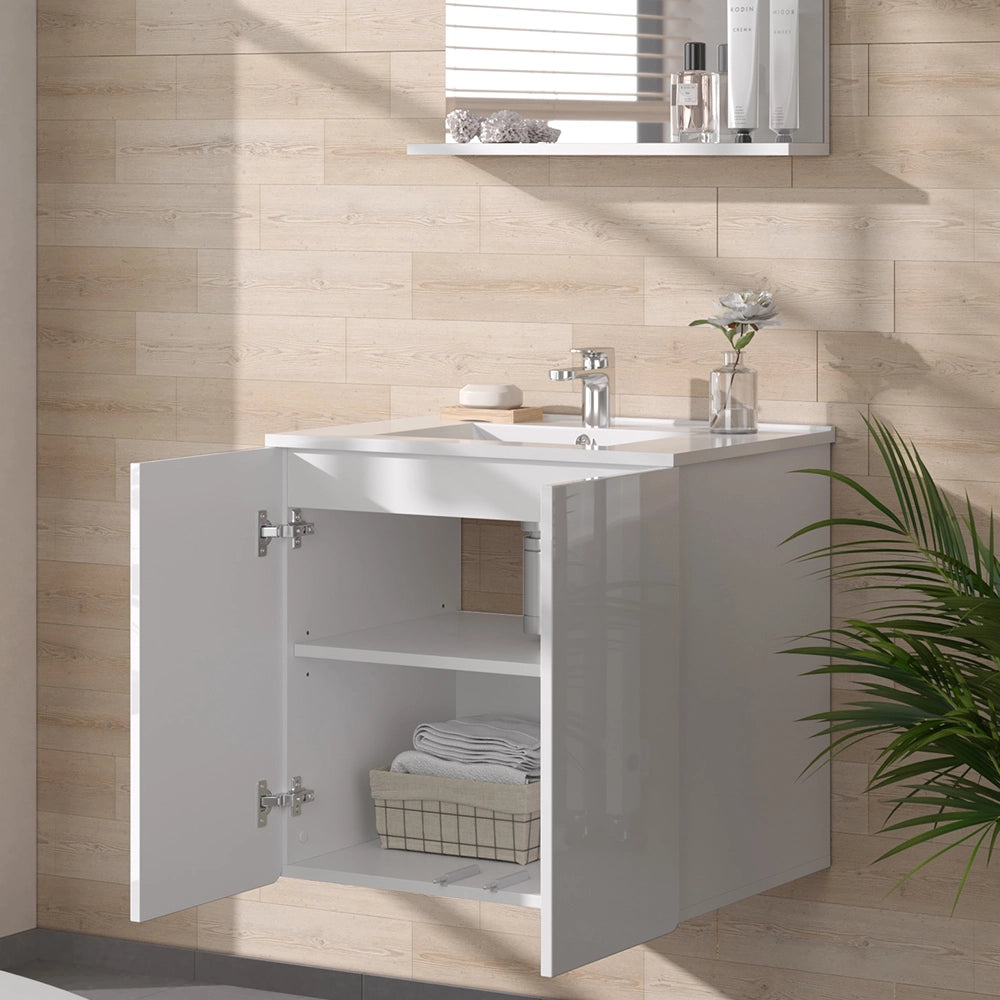 Vicco Set mobili bagno Bianco 2 parti
