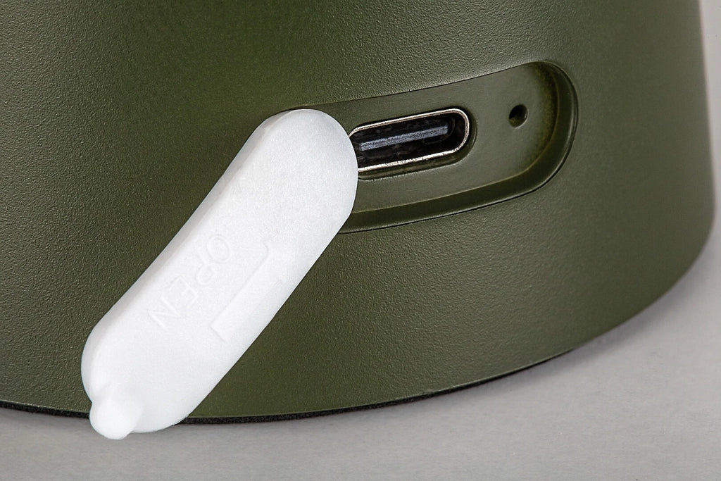 Lampada da tavolo LED portatile verde Mireo Rabalux