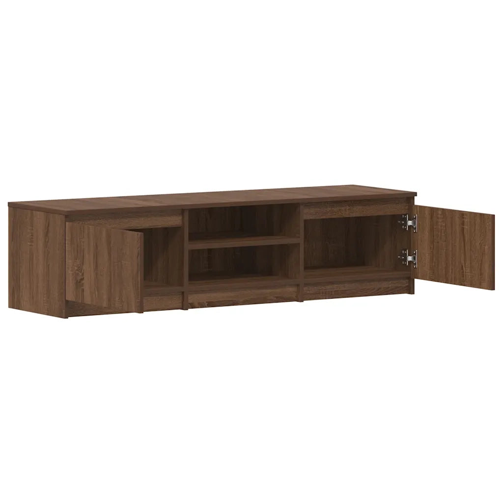 Mobile TV Rovere Marrone 140x40x35,5 cm in Legno Multistrato 815359