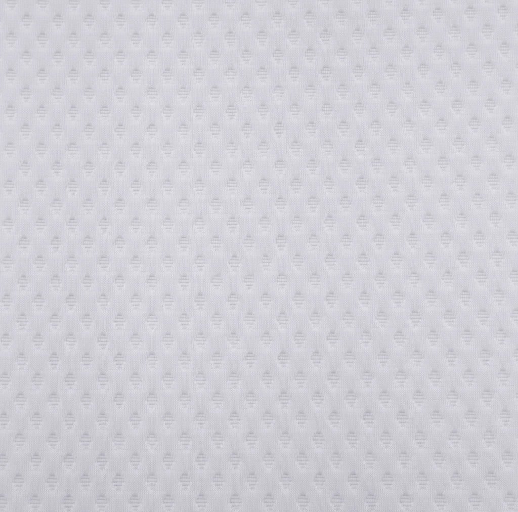 Materasso in schiuma reversibile H3/H4 con rivestimento sfoderabile bianco e grigio