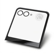 Vetro posteriore di ricambio - Schermo vetrato - Compatibile con Razr 40 Ultra - Adesivo OCA - Kit di riparazione - Incluso asciugamano di pulizia - Vetro posteriore