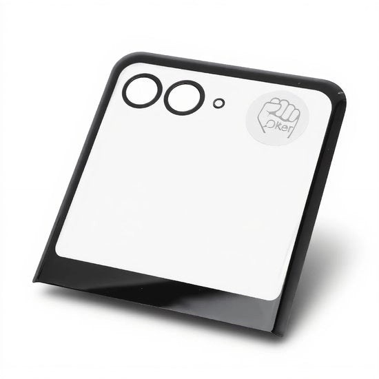 Vetro posteriore di ricambio - Schermo vetrato - Compatibile con Razr 40 Ultra - Adesivo OCA - Kit di riparazione - Incluso asciugamano di pulizia - Vetro posteriore