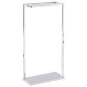 Portasciugamani in acciaio argentato lucido 3 binari portasciugamani da terra accessori da bagno moderni