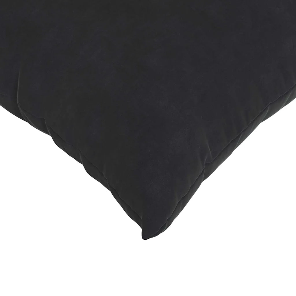 Cuscini da Divano 2 pcs Nero 60 x 60 cm Tessuto in Cords 42014020