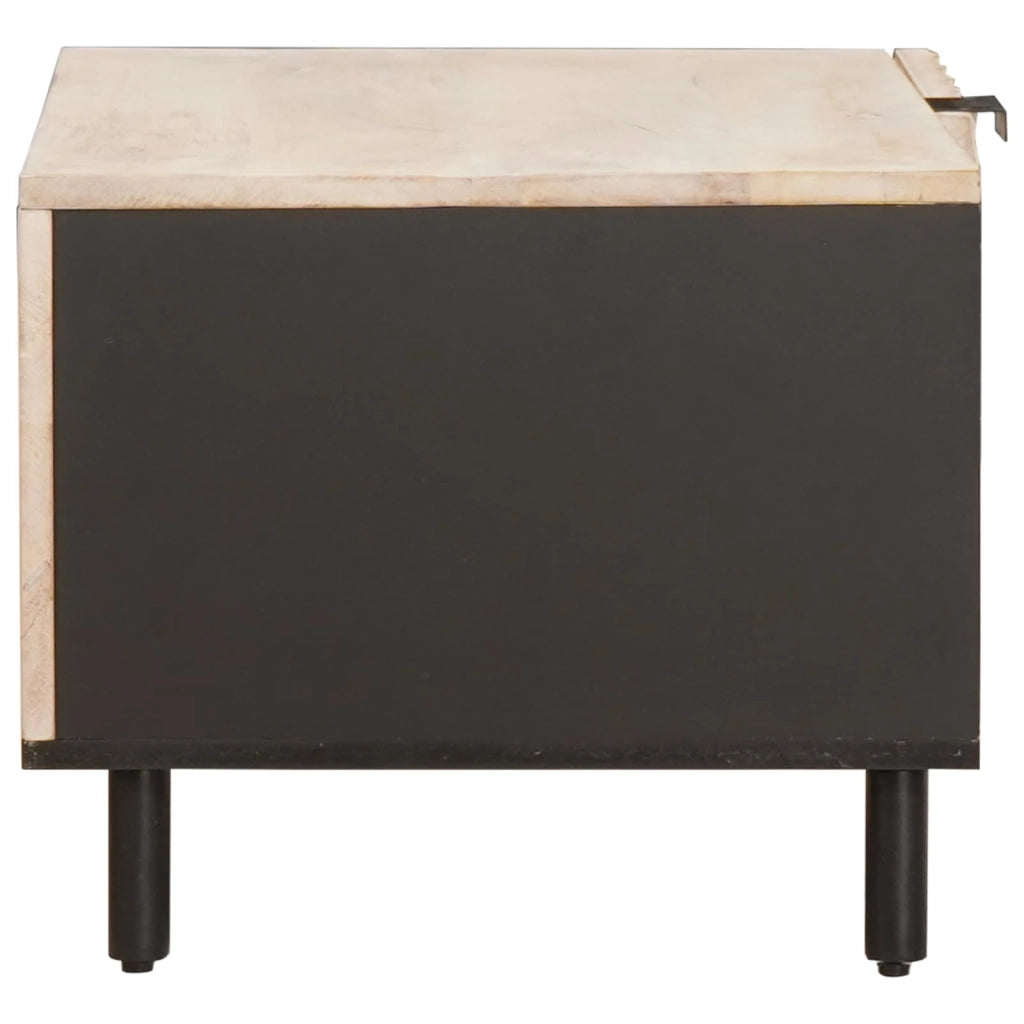 Tavolino da salotto Bianco 80 x 50 x 40 cm