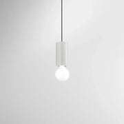 Sospensione Minimal Idea Ceramica Bianco Lucido 1 Luce E27 Ip20