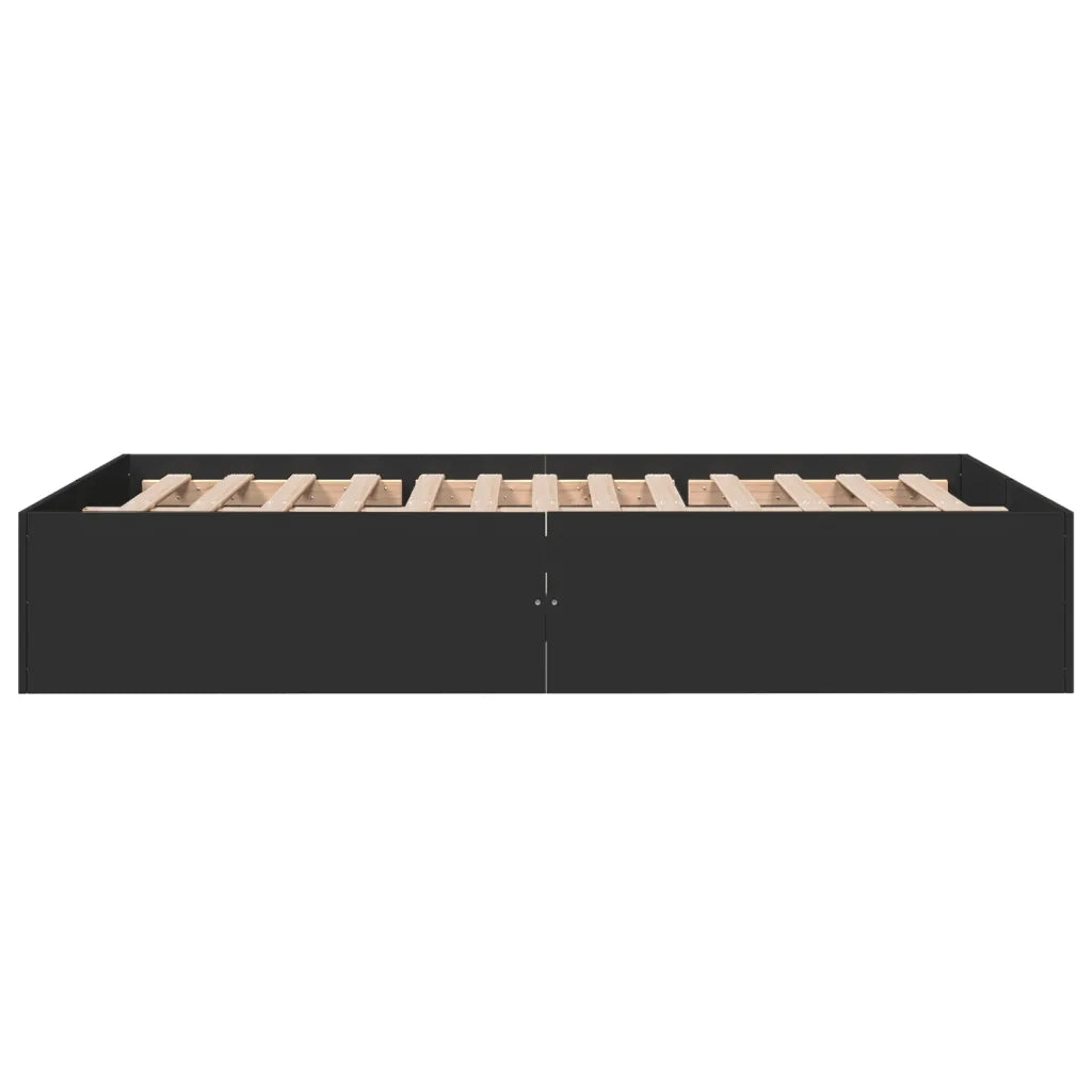 Giroletto Nero 135x190 cm in Legno Multistrato