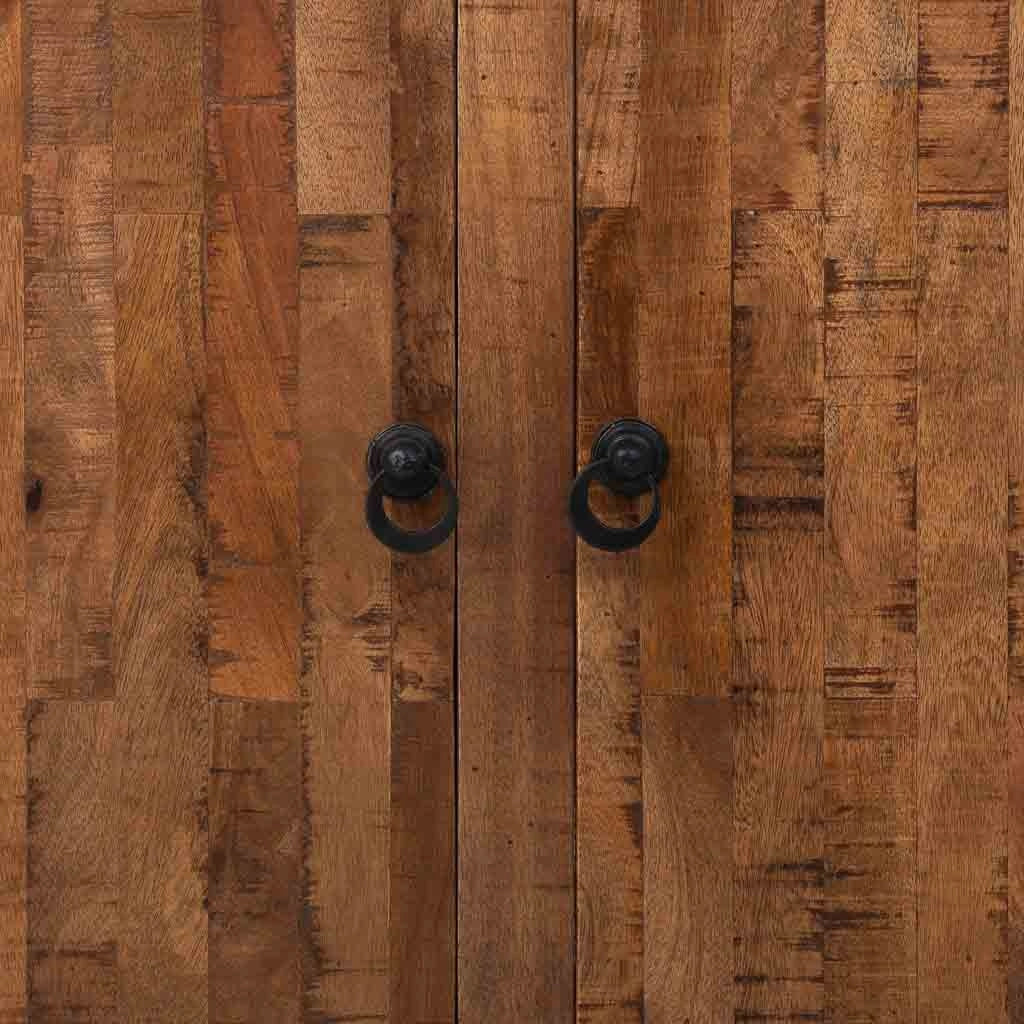 Credenza in legno naturale 155x36x102
