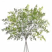 3 pacchi di steli di eucalipto artificiale 110cm steli di eucalipto artificiale con foglie verde brillante per decorazioni di vaso, decorazioni per matrimonio, decorazioni per giardino, arredamento di casa.