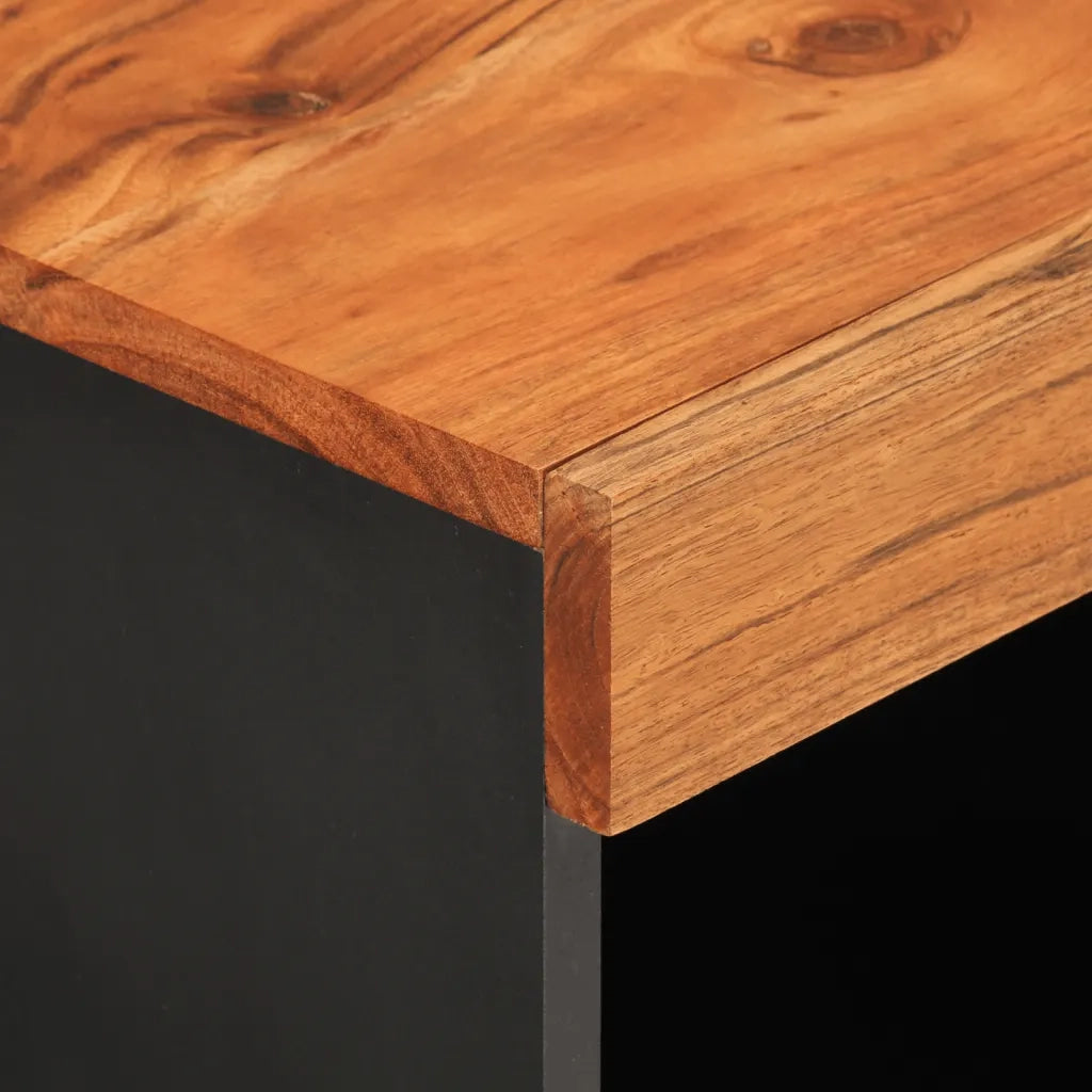 Mobile Porta TV 85x33x43,5 cm in Legno Massello di Acacia 352894