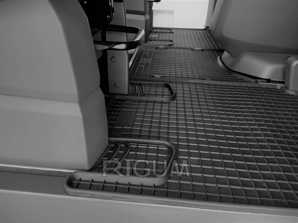 Tappeti in Gomma per VW Transporter T7 MULTIVAN dal 2022-  2 FILA