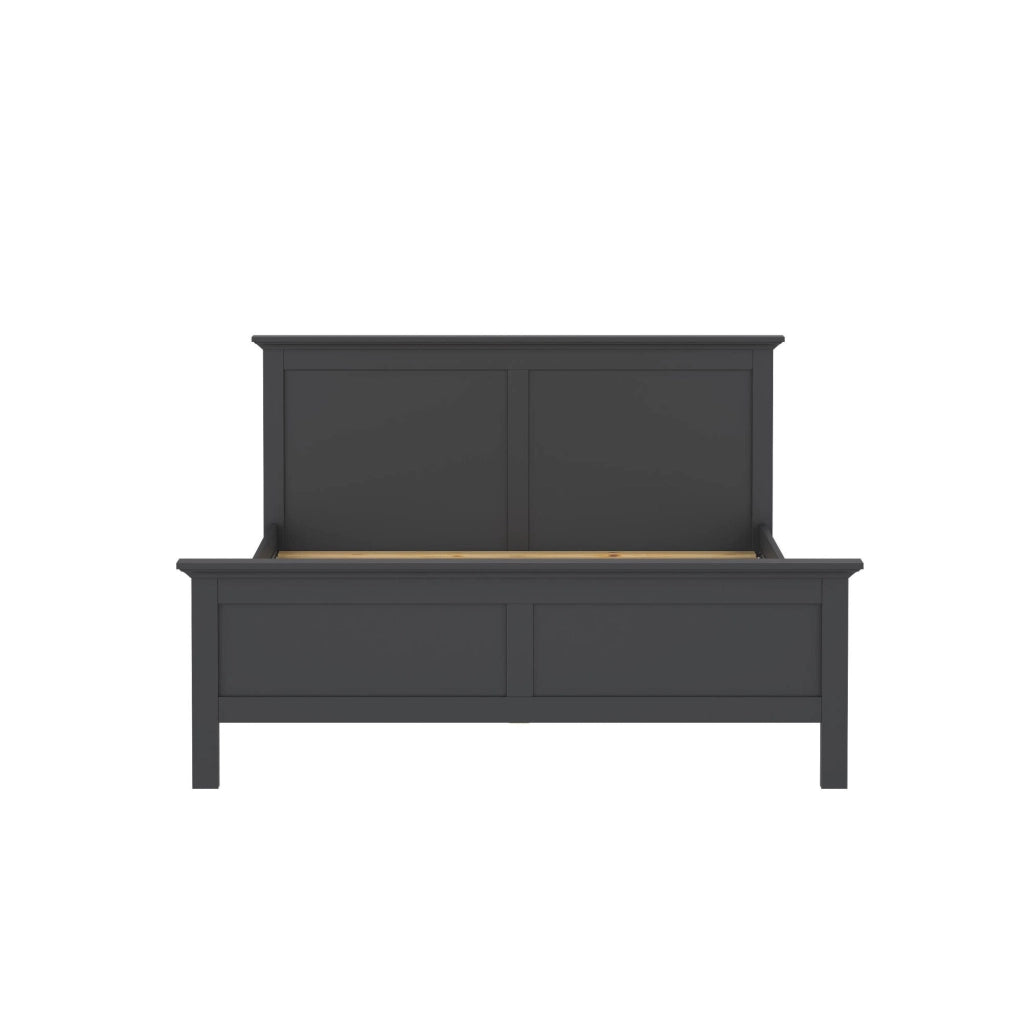 Letto piazza e mezza Faxai, Sommier per camera da letto, Giroletto per stanza, Struttura porta materasso, 211x179 h110 cm, Grigio