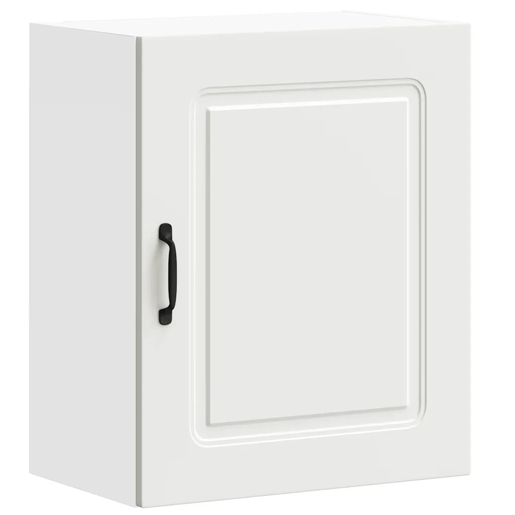 Armoire murale de cuisine Kalmar blanc bois d'ingénierie