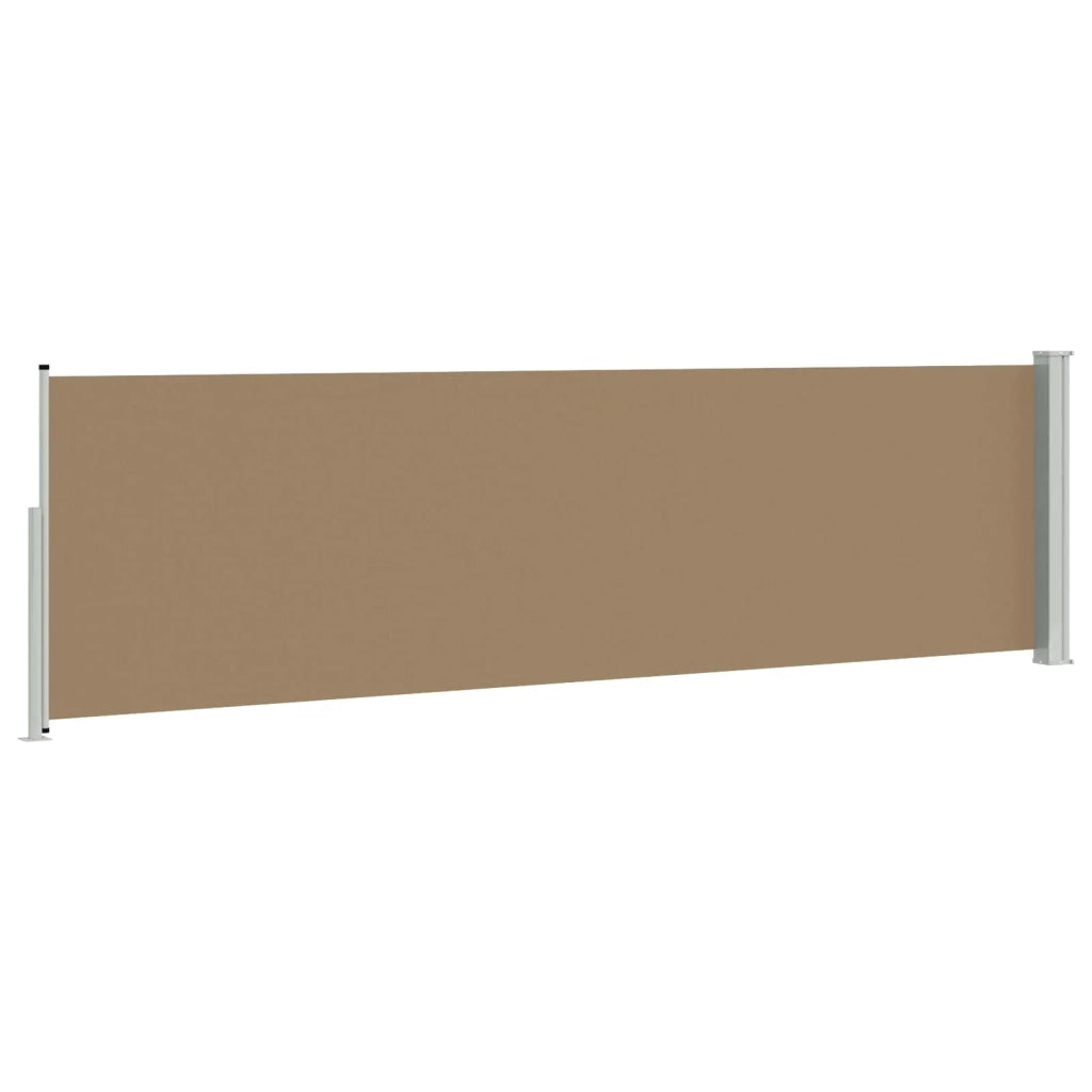 Tenda da Sole | Tenda laterale retrattile Tortora 300 x 120 cm Poliestere