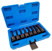 Set chiavi bussole torx attacco 1/2" T30 T80 a impatto lunghe 78mm 07051
