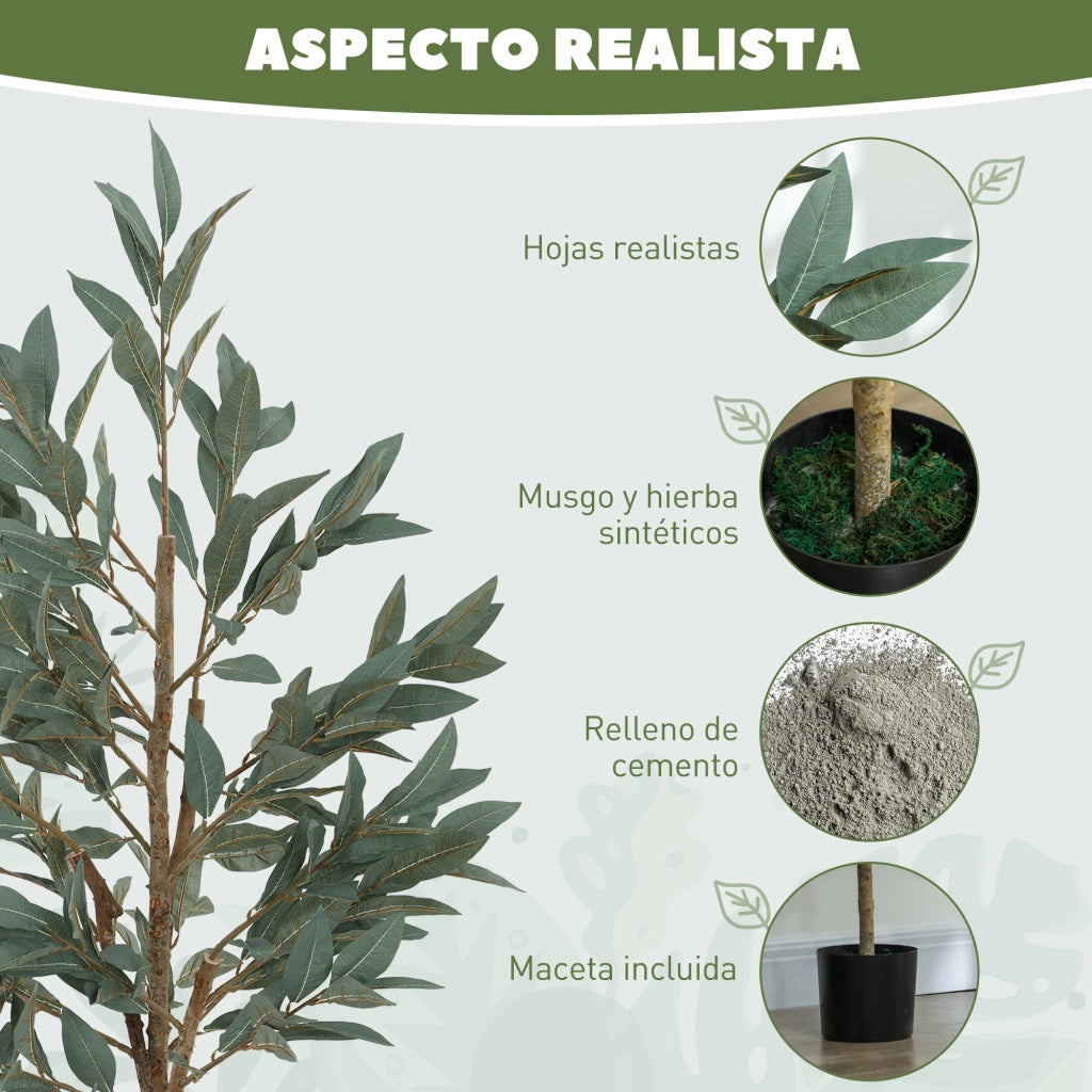 Albero di Alloro Artificiale ¨C Xylo ¨C 150 cm Verde per Giardino Balcone
