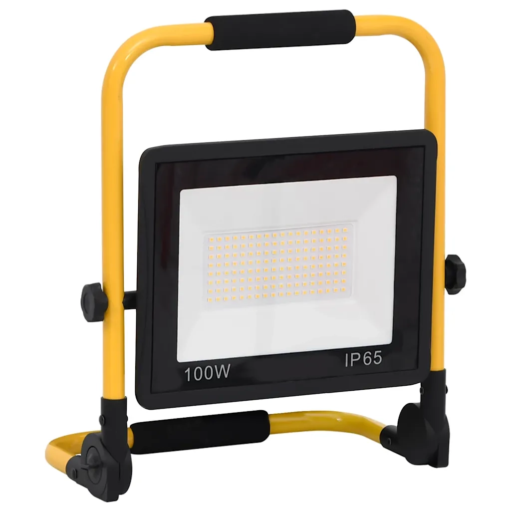 Faretto a LED con Maniglia 100 W Bianco Freddo