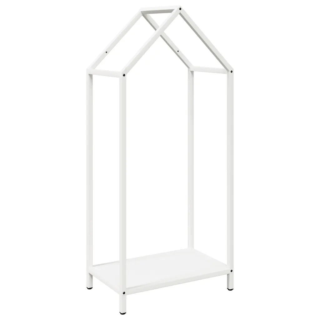 Rastrelliera per Legna da Ardere Bianca 40x25x90 cm CFW9119745