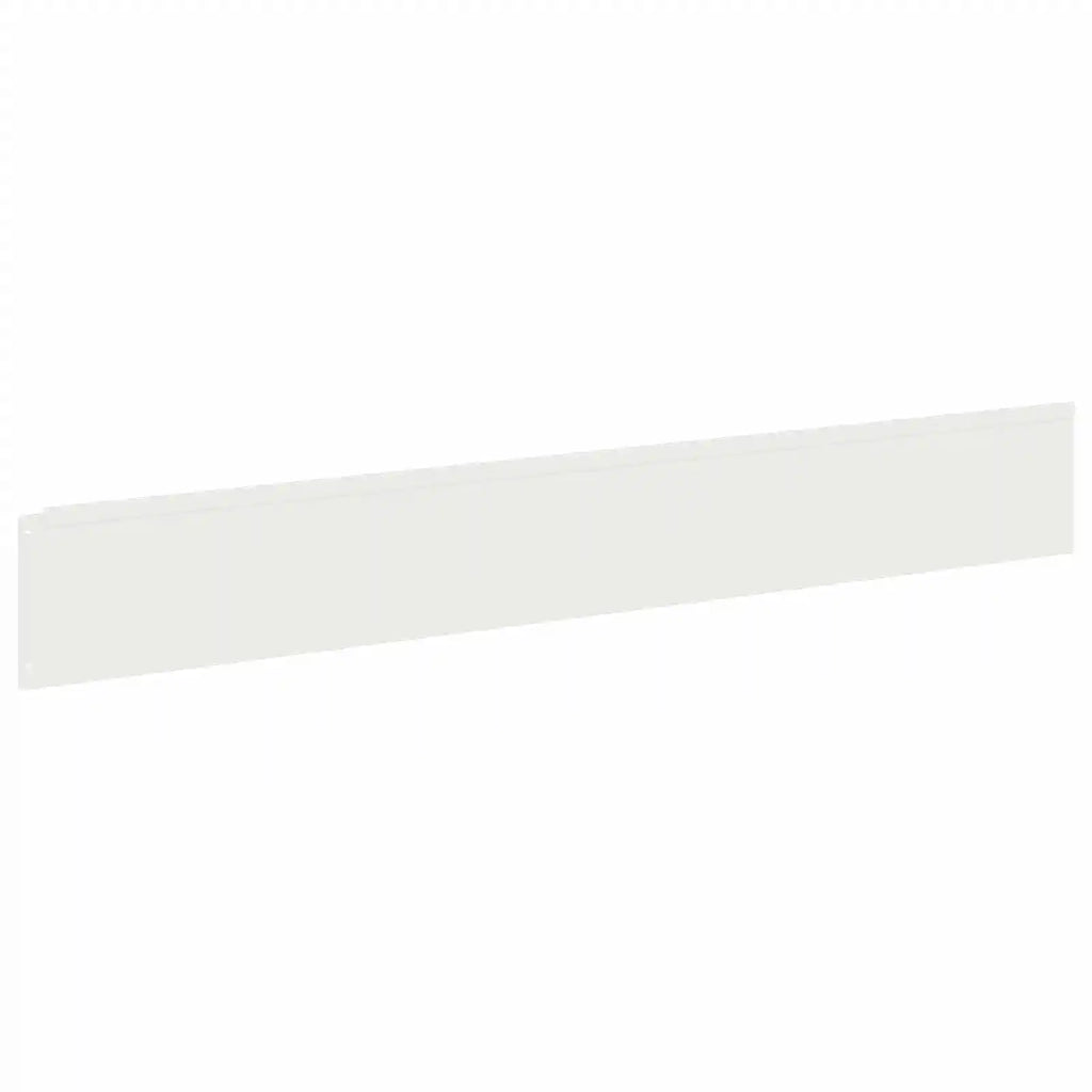 Bordura per Prato 30 pcs 100 x 15 cm Acciaio Bianco 8008817