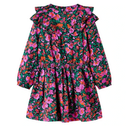 Abito da Bambina a Maniche Lunghe Fucsia 116cod mxl 93330