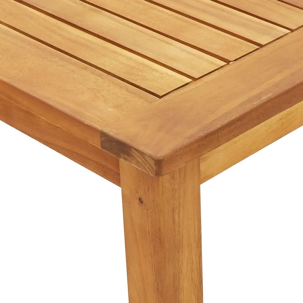 Set da Pranzo per Giardino 5 pz 85x85x74 cm in Legno Massello di Acacia