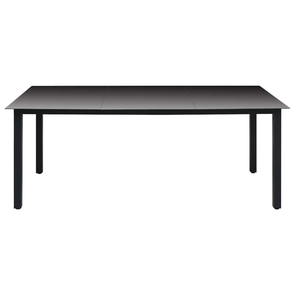 Set da Pranzo da Giardino 7 pz Nero 3060050
