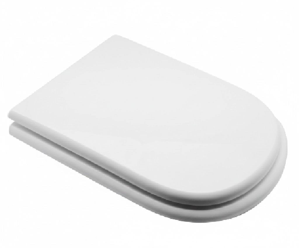 SEDILE WC PER ROCA VASO GIRALDA FORMA 5- Bianco Cerniere A passanti- CW- pezzi 1