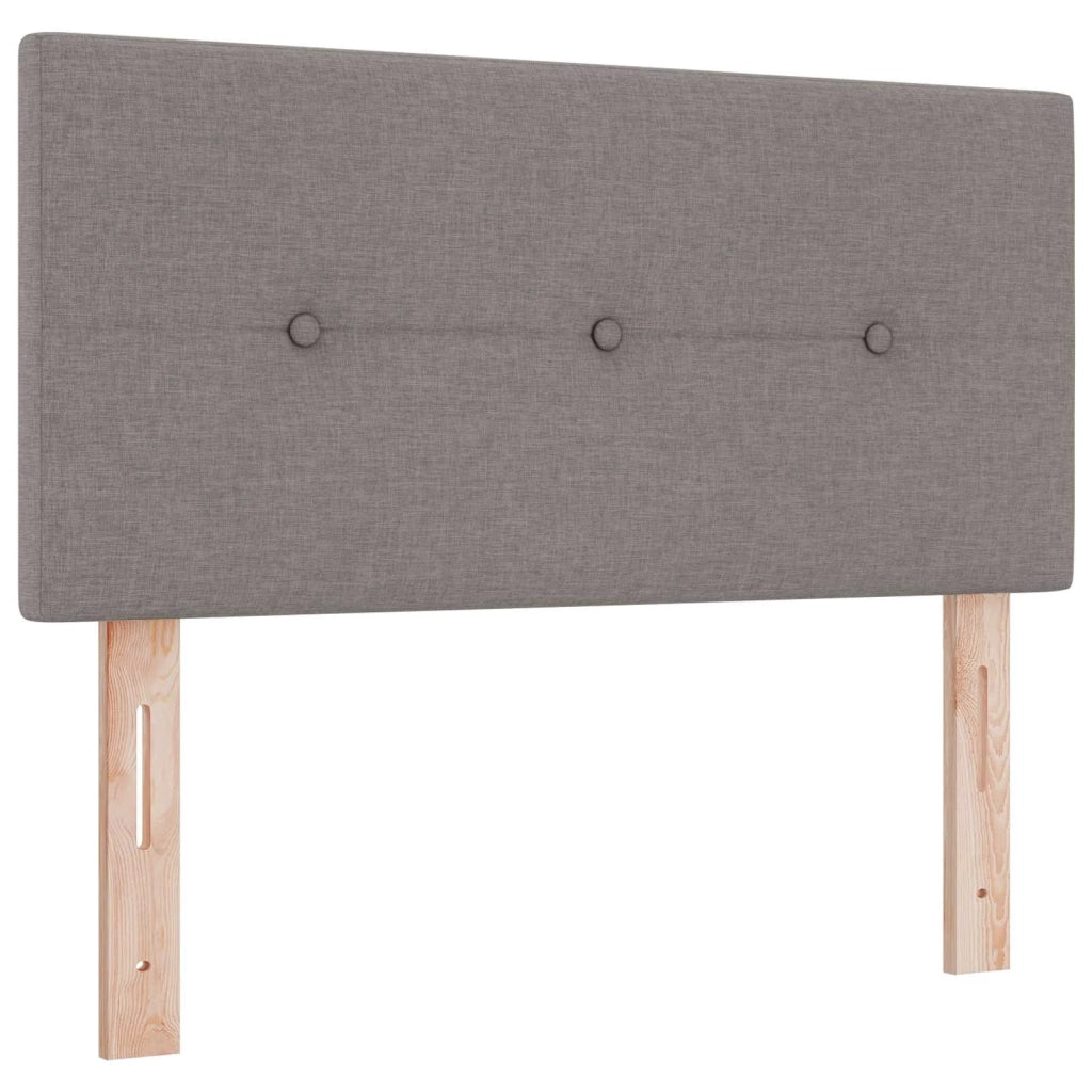 Letto ottomano con materasso Tortora 120 x 200 cm Tessuto 3457484