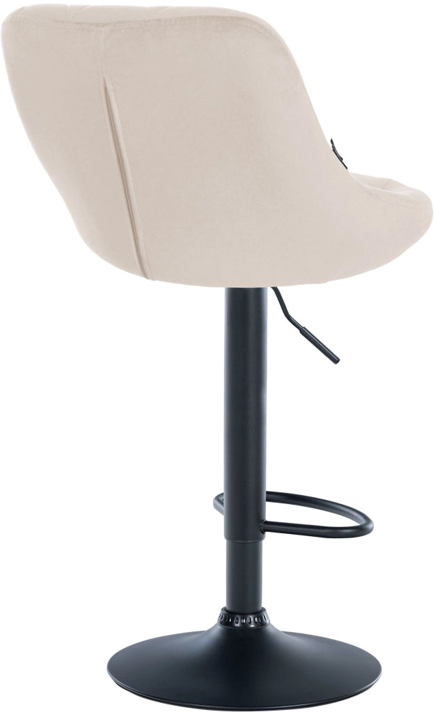 2er Set Barhocker Lazio Samt schwarz