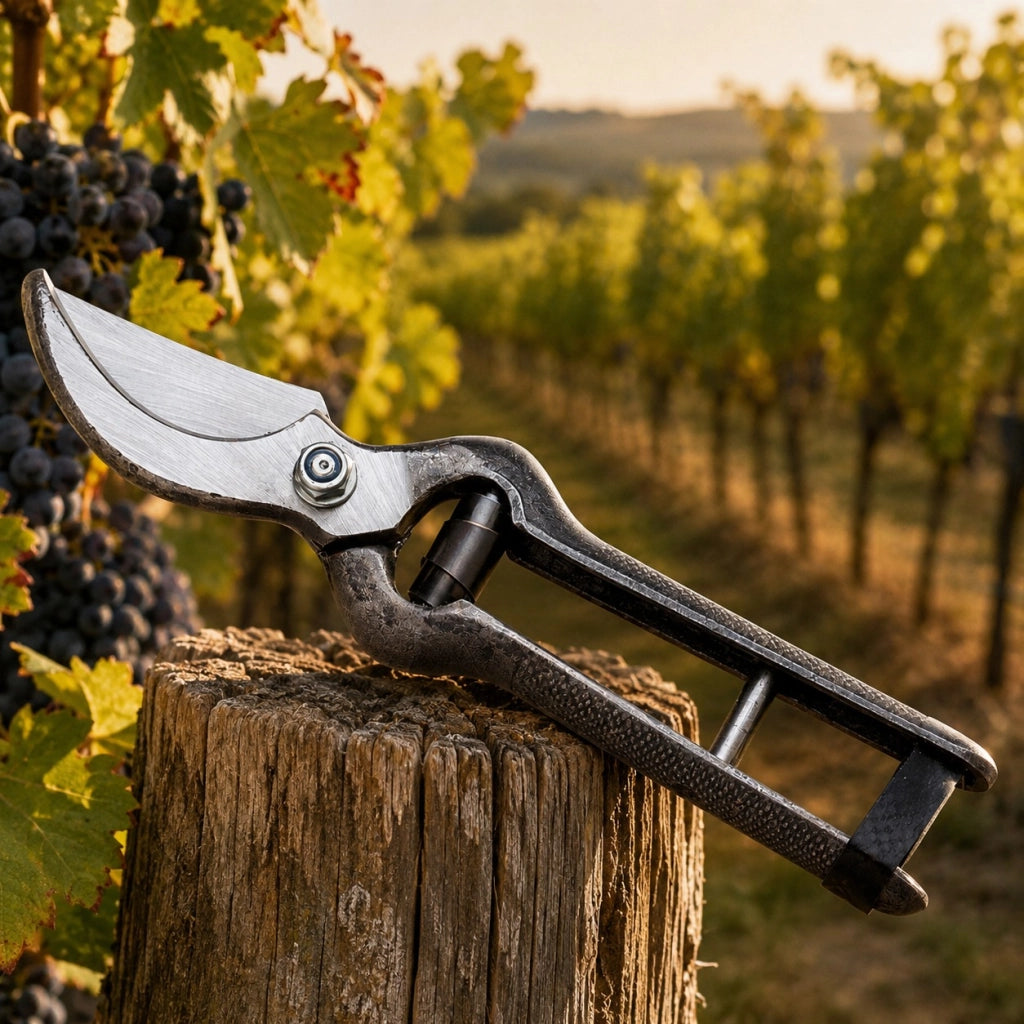 Ausonia forbice da vigna professionale 25 cm in acciaio forgiato e temprato