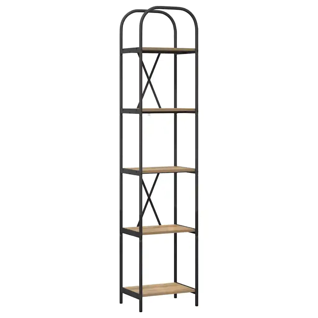 Libreria Rovere artigianale 40 x 30 x 183 cm Legno multistrato 879874