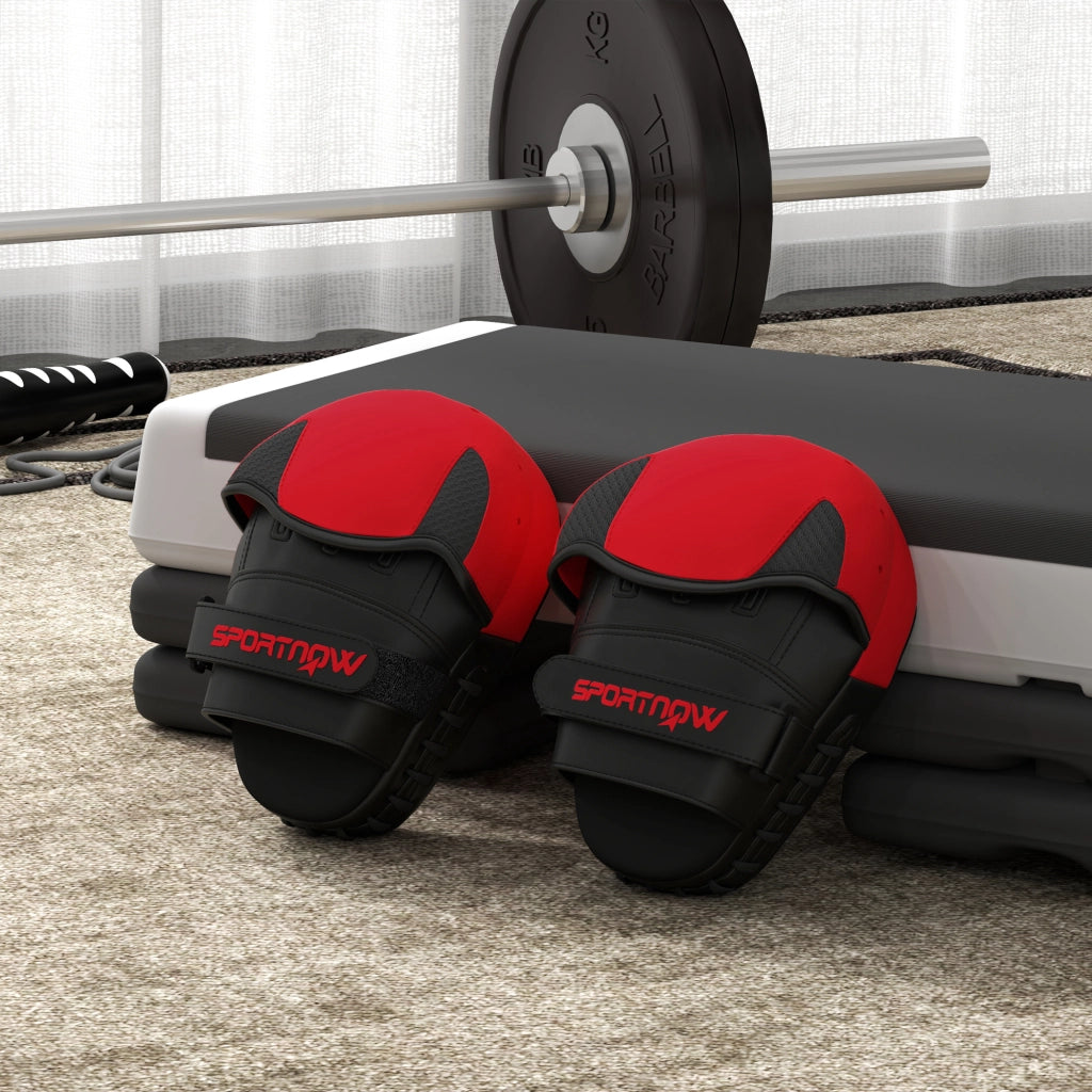 Guantoni da Boxe Curvi per Allenamento ¨C zephmum ¨C Rosso