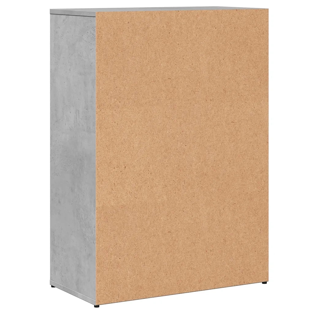 Credenza | Madia | Buffet da pranzo | Armadio da pranzo Grigio Cemento 60x30x84 cm in Legno Multistrato