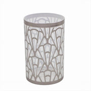 Trade Shop - Bicchiere Porta Spazzolini Accessorio Bagno Argento Contemporaneo Arredo 59101 -