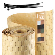 Nastro per recinzioni KADAX beige per pannelli di recinzione 19 cm 2,55 m Copertura per recinzione