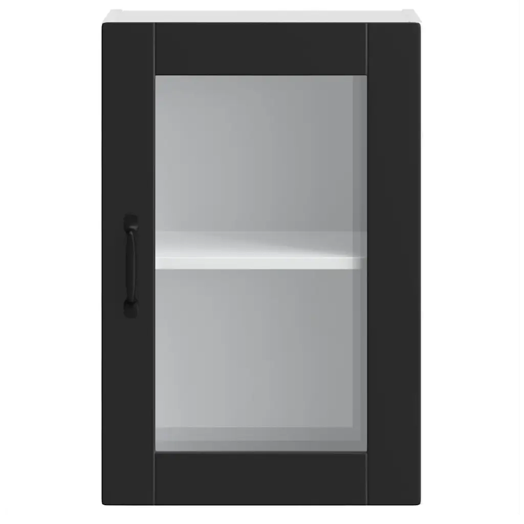 Pensile da Cucina con Porta in Vetro Porto Nero